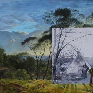 Et In Arcadia Ego - painting by Morwenna Morrison